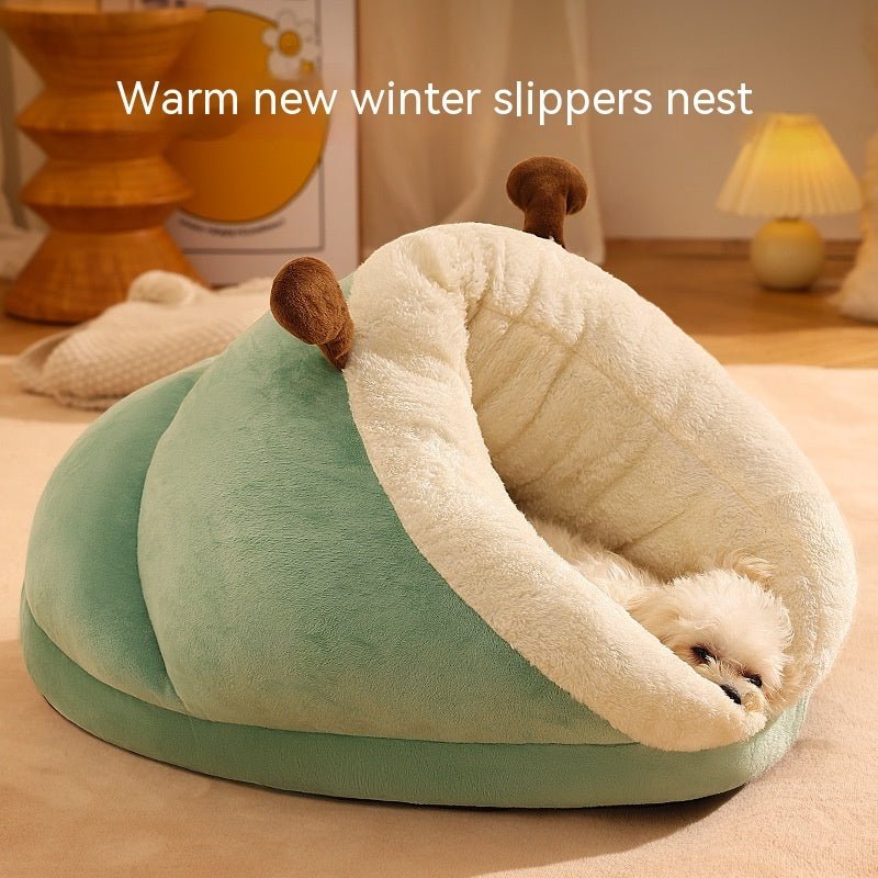 CozyPaw™ – Het Ultieme Knusse Huisdierenbed voor Warmte & Geborgenheid - Wooftopia