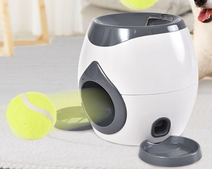 FetchFeeder™ – De Slimme Voerautomaat met Ballenwerper! - Wooftopia