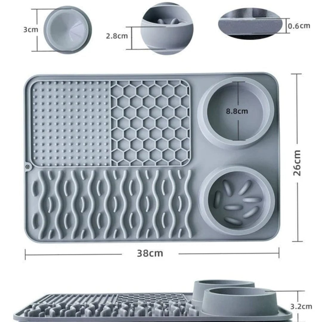 PawPlate™: Antislip Eetmat voor Huisdieren - Wooftopia