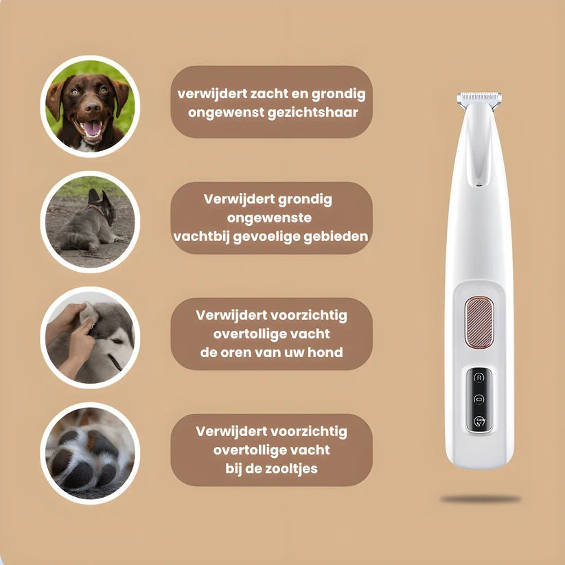 TrimPaw Pro™: Draadloze Honden Trimmer - Wooftopia