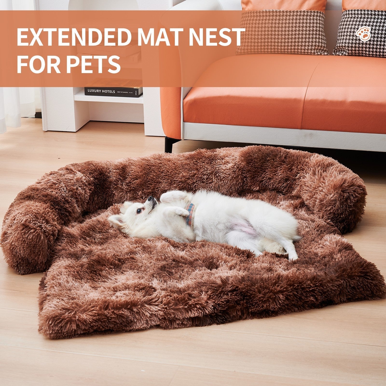 ZenPaws™ – Het Ultieme Kalmerende Honden - en Kattenbed voor Rust en Ontspanning - Wooftopia
