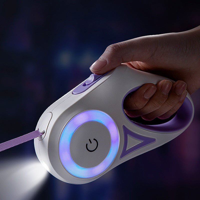 LumiLeash™ – De Automatische Rollijn met Geïntegreerd LED - Licht! - Wooftopia